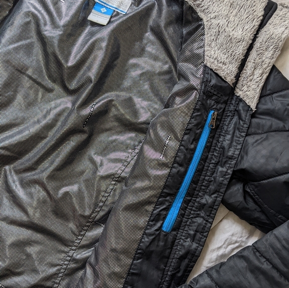 Columbia Omni-Heat Faux Fur Collared Lightweight Winter Jacket - Picture 4 of 5